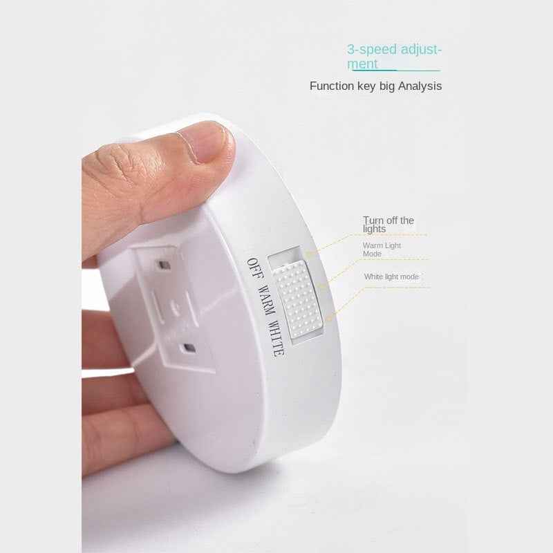 Smart LED Motion Sensor Night Light with Wireless Charging & Magnetic Base
