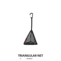 Outdoor Triangular Hanging Net – Foldable Sun Drying & Camping Storage Basket, PVC Mesh Bag