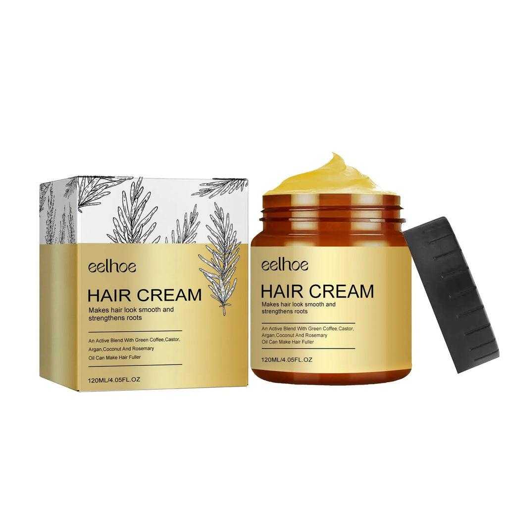 EELHOE Hair Cream, Moist Soft Repair With Prevent Hair Flexible Hair Thick Hair Hair Care Cream eprolo