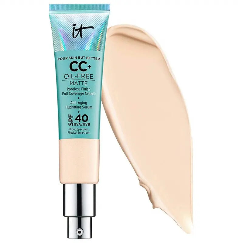 Face Concealer It Cosmetics Matte Oil-Control Cream Makeup Base Full Cover Dark Circle Eyes SPF 40 Brighten Skin CC+ Cream eprolo