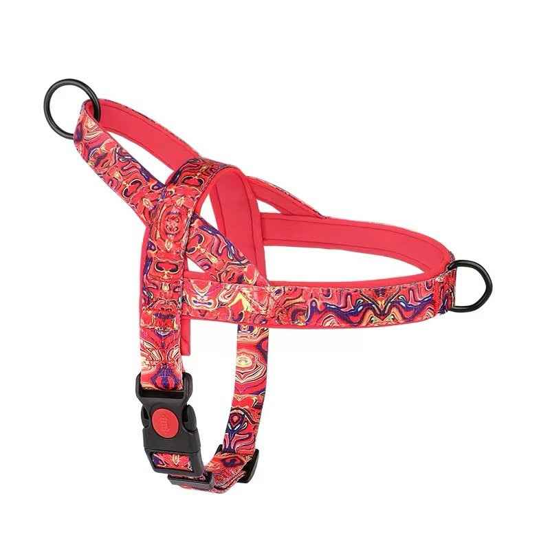 Dog Harness with Anti-Pulling Feature for Medium and Large Breeds, Lab, Golden Retriever, Dog Leash, Dog Chain