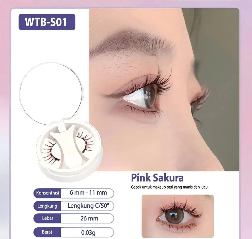 Natural Thick Portable Adhesive Free Eyelash Magnetic Suction Eyelash Style eprolo