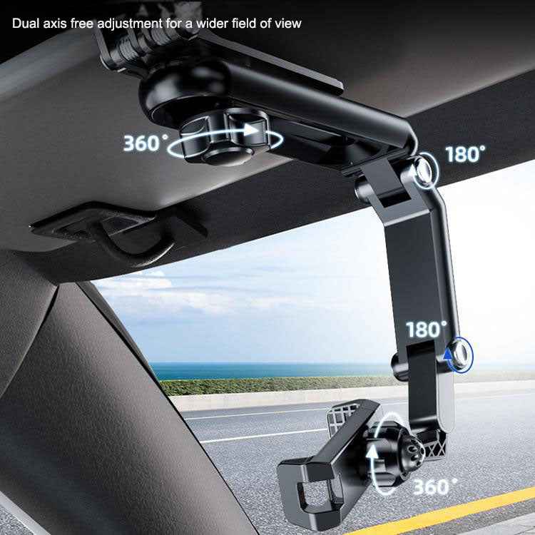 Car Sun Visor Phone Holder – Clip-On Navigation Bracket for All Smartphones