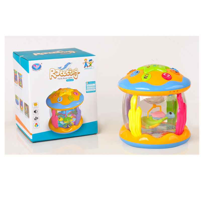 Baby children's hand clapping drum projection ocean puzzle early education toy lighting music multifunctional patting  drum