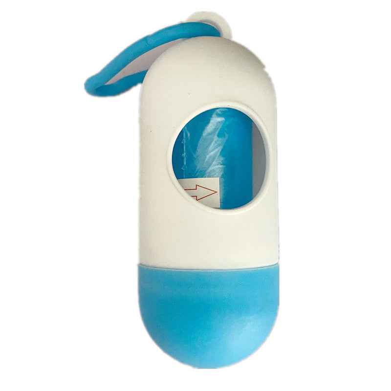 Pet Waste Bag Capsule Dog Waste Box Pill Portable Thickened Poop Bag