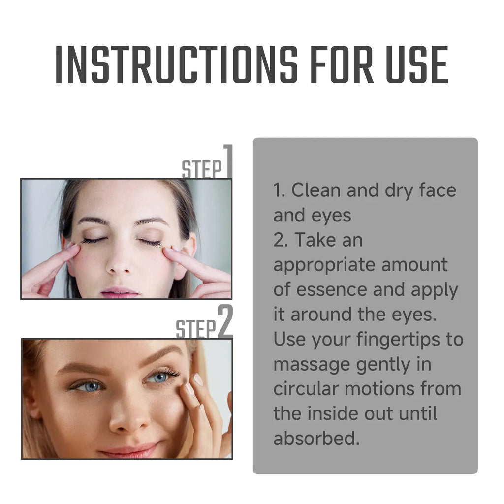 Instant Eye Care Essence Reduces Wrinkles And Dark Circles, Brightens Skin, And Moisturizes The Skin Around The Eyes eprolo