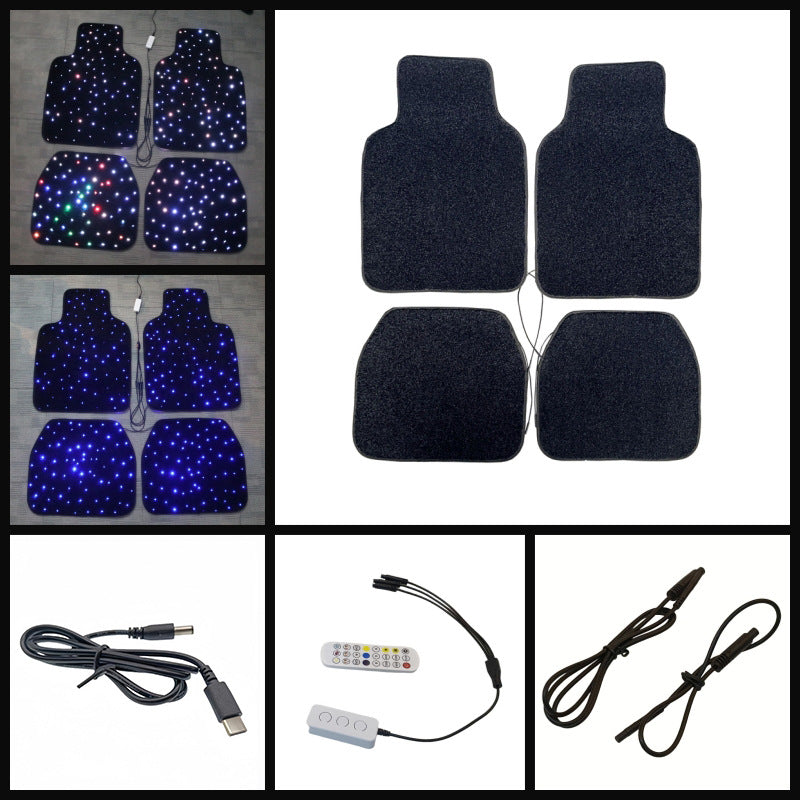 Starlight Fiber Optic Car Floor Mat by eprolo