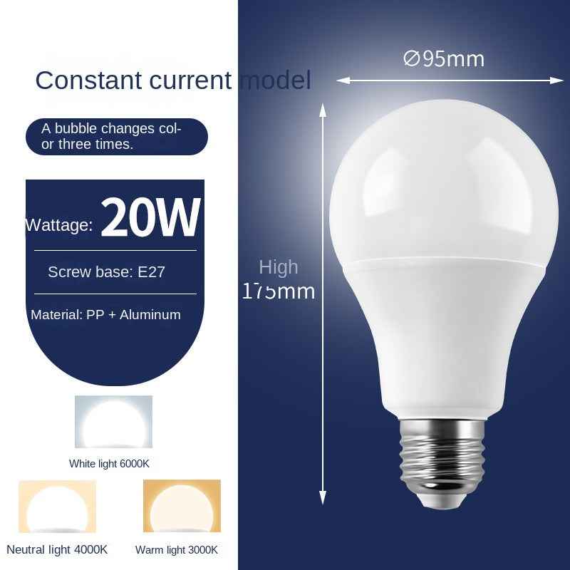 Super Bright LED Bulb – E14 & E27 Energy-Saving Home Light