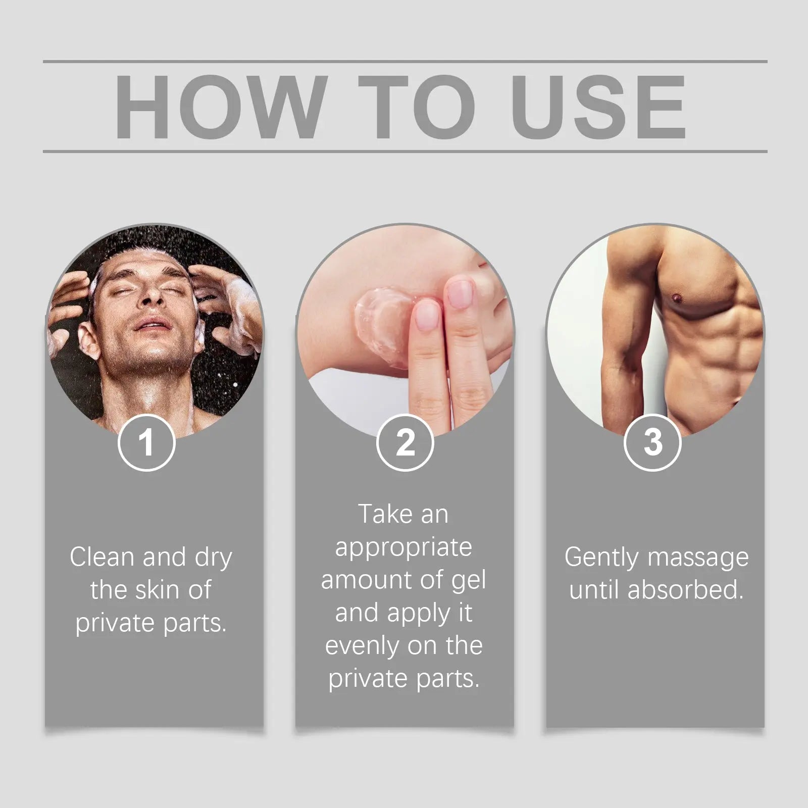 Massage Gel For Men Herbal Moisturizing Body Repair Massage Gel For Men eprolo