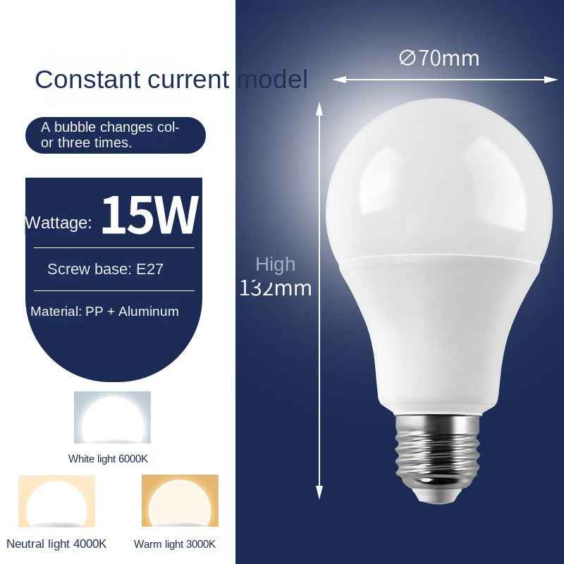 Super Bright LED Bulb – E14 & E27 Energy-Saving Home Light