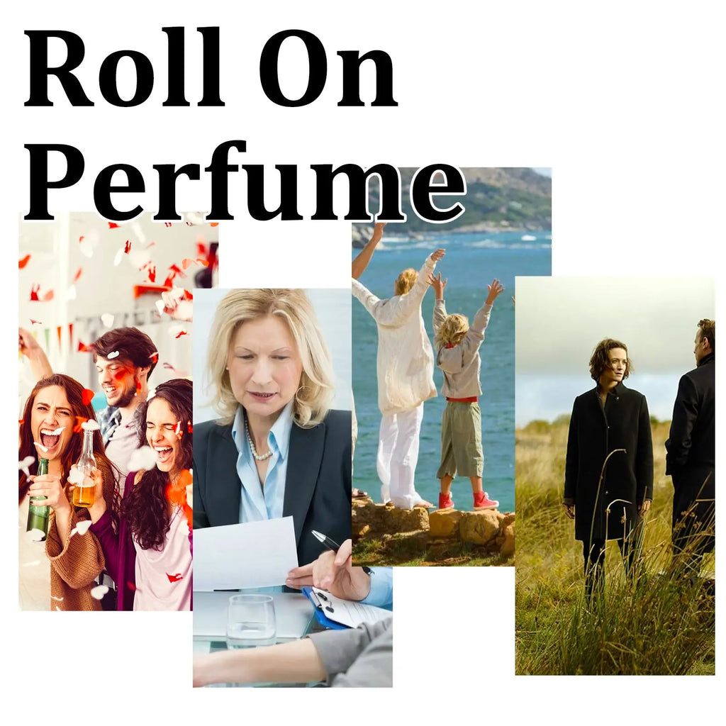 Roll On Perfume, Travel Pack Concentrated Long Lasting Fragrance Body Fragrance Natural Fresh Light Fragrance Ball Perfume eprolo