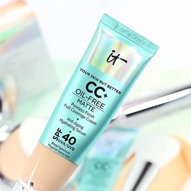 Face Concealer It Cosmetics Matte Oil-Control Cream Makeup Base Full Cover Dark Circle Eyes SPF 40 Brighten Skin CC+ Cream eprolo