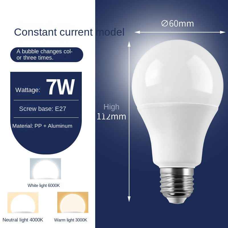 Super Bright LED Bulb – E14 & E27 Energy-Saving Home Light