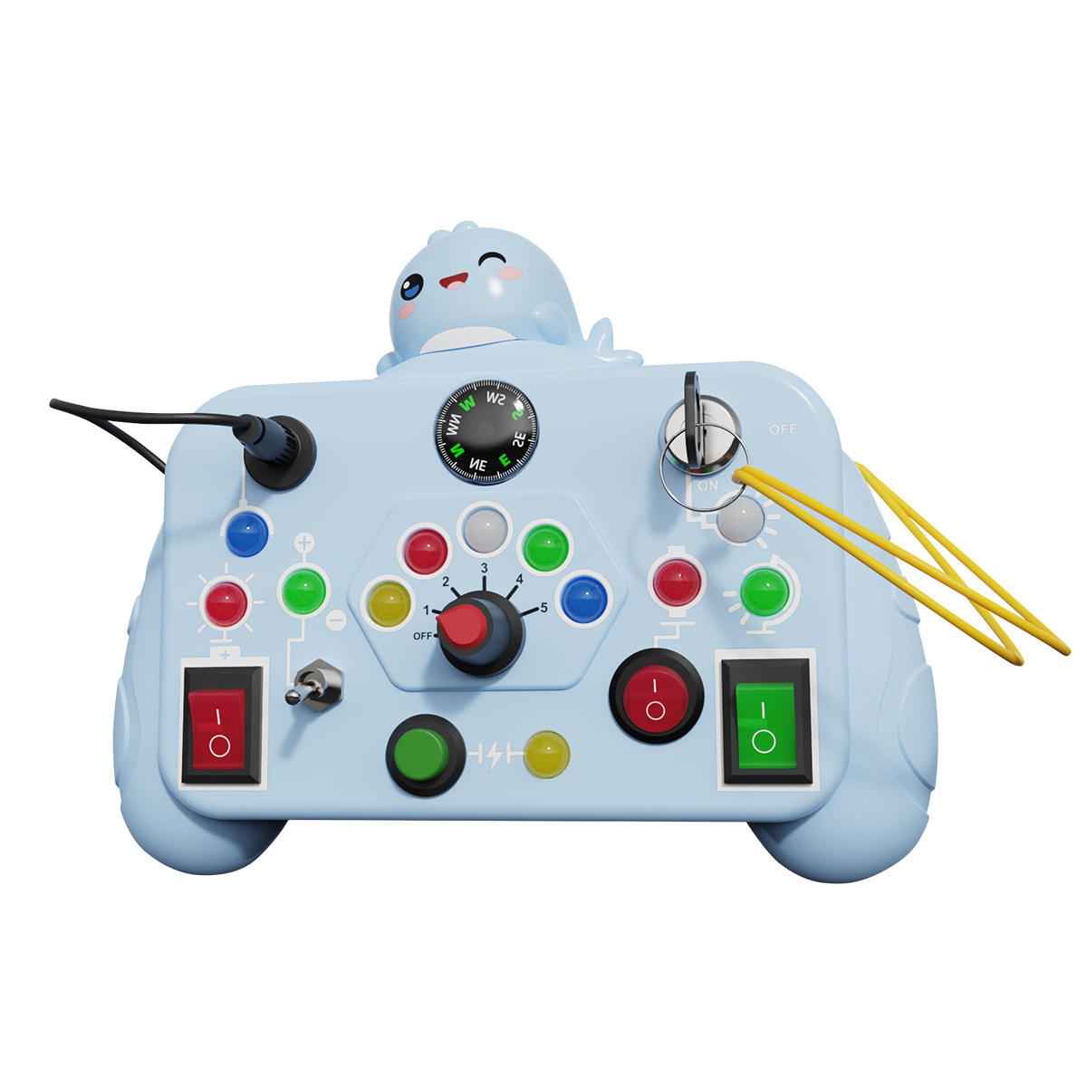 Montessori early childhood education toy Huarongdao LCD display puzzle game machine thinking