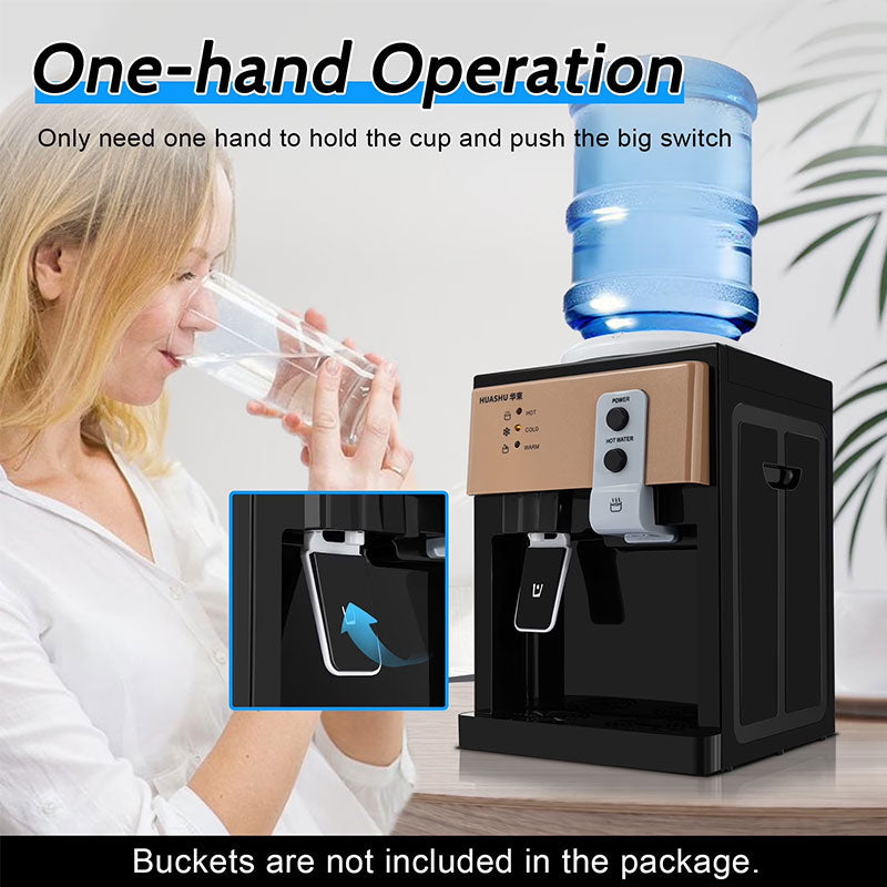 Electric Countertop Water Dispenser 8°C-95°C, Hot Cold Water Cooler for Home Kitchen Office Use
