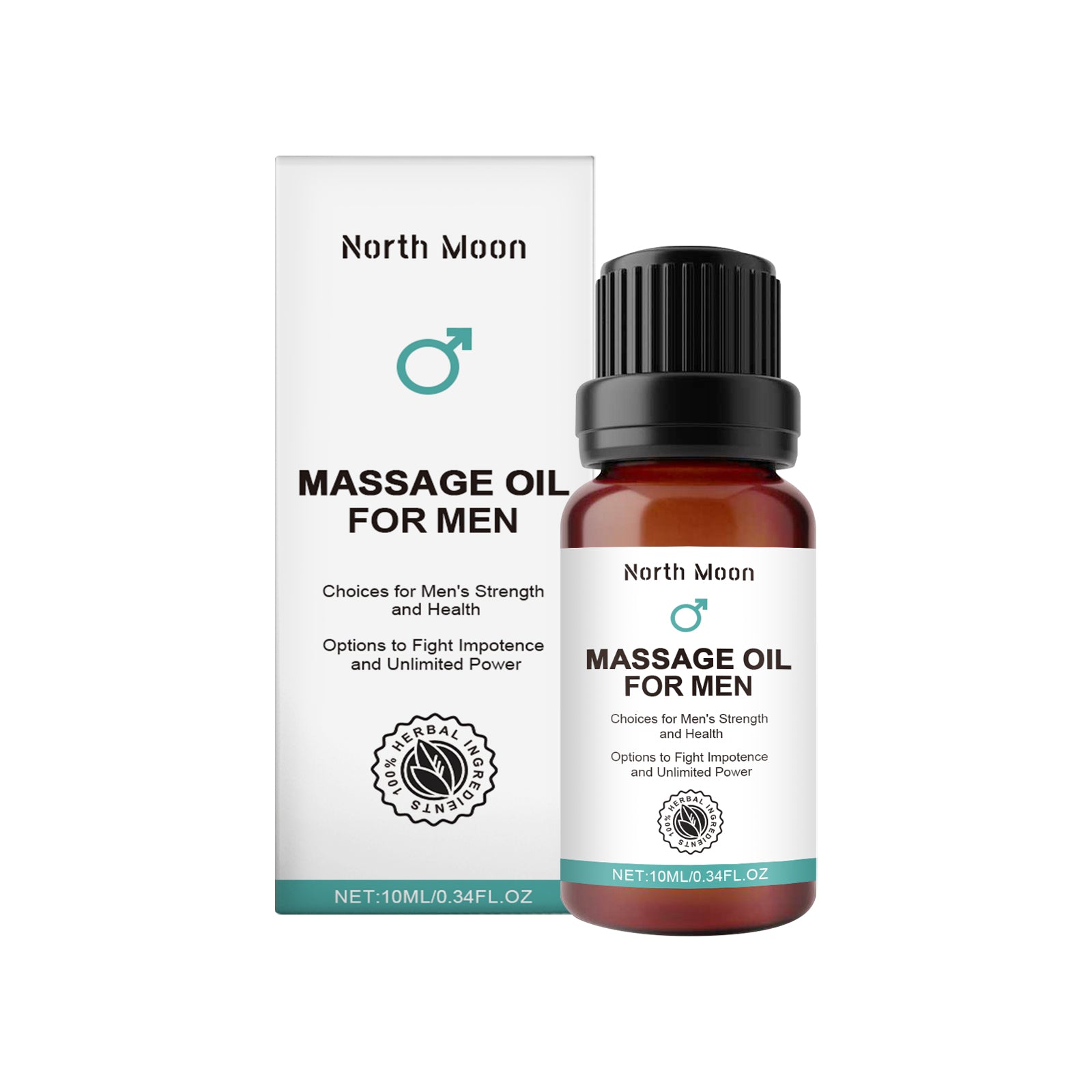 Massage Oil For Men, Men's Body Moisturizing And Toning Body Massage Oil