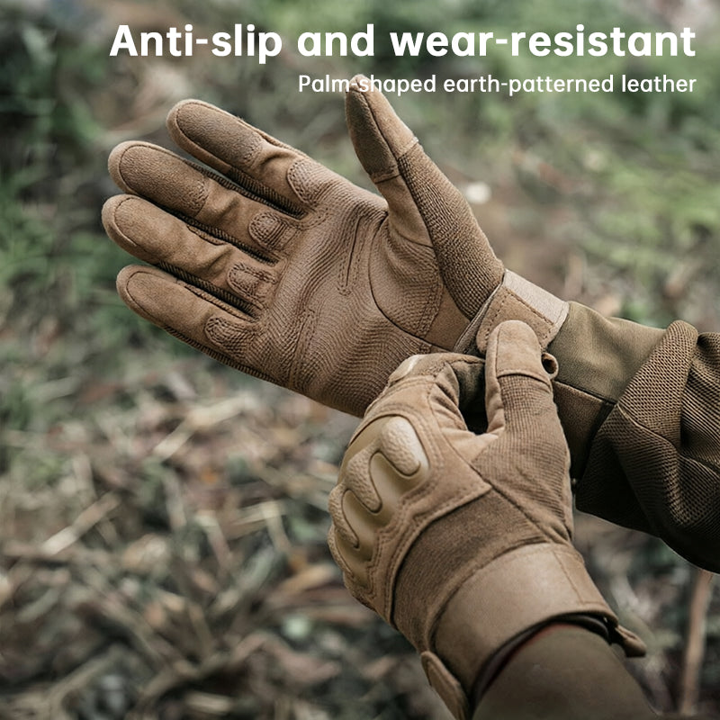 Men’s Tactical Gloves – Full Finger Anti-Slip Combat Gloves for Military, Outdoor & Fitness Use by eprolo