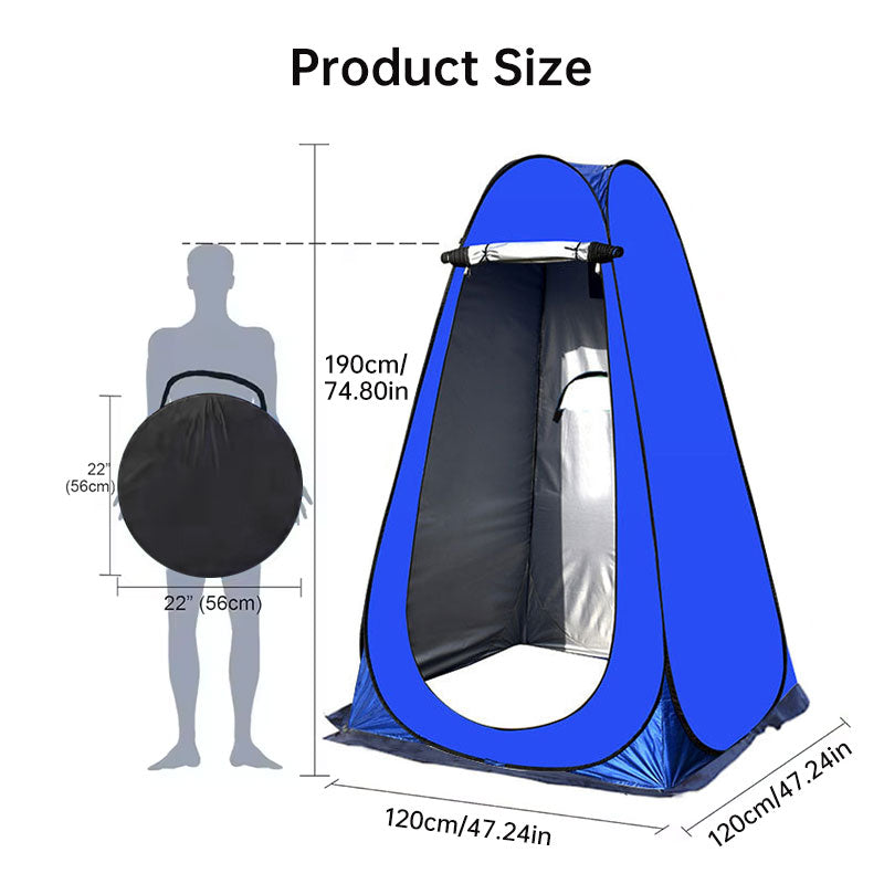 Portable Outdoor Camping Tent: Single Person, Changing Room, Shower, Storage/Fishing/Photography Tent by eprolo