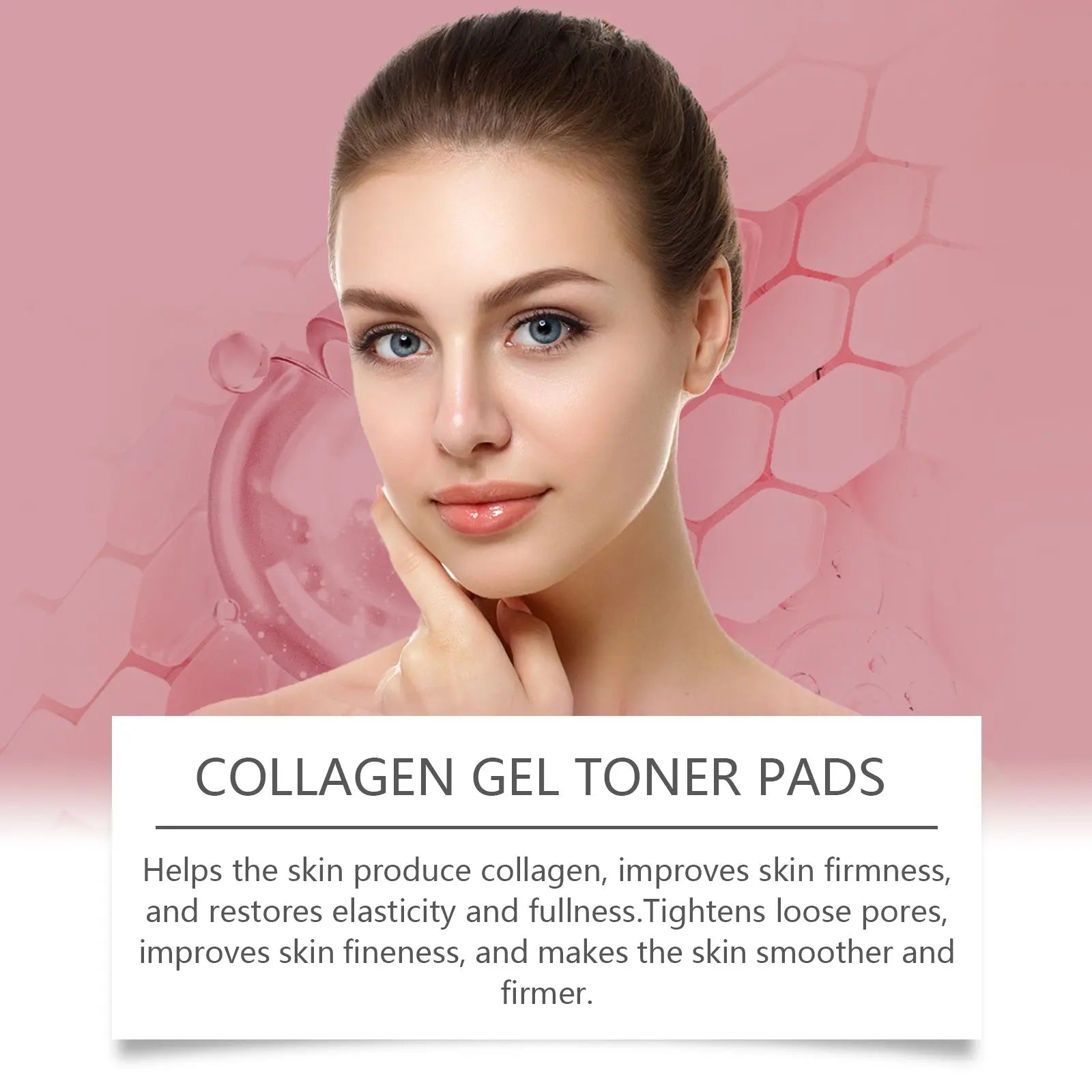 West&Month Collagen Cotton Pad Facial Brightening Moisturizing Gentle Skin Care Enhancing Elastic Nourishing Gasket eprolo