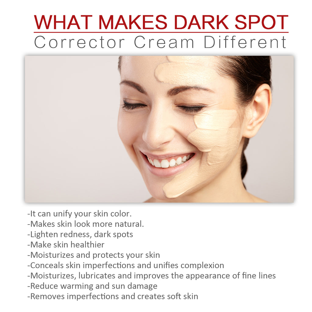 West&Month 3 In 1 Color Correcting Cream, Cover Dark Spots, Moisturize Skin Care And Isolate Foundation