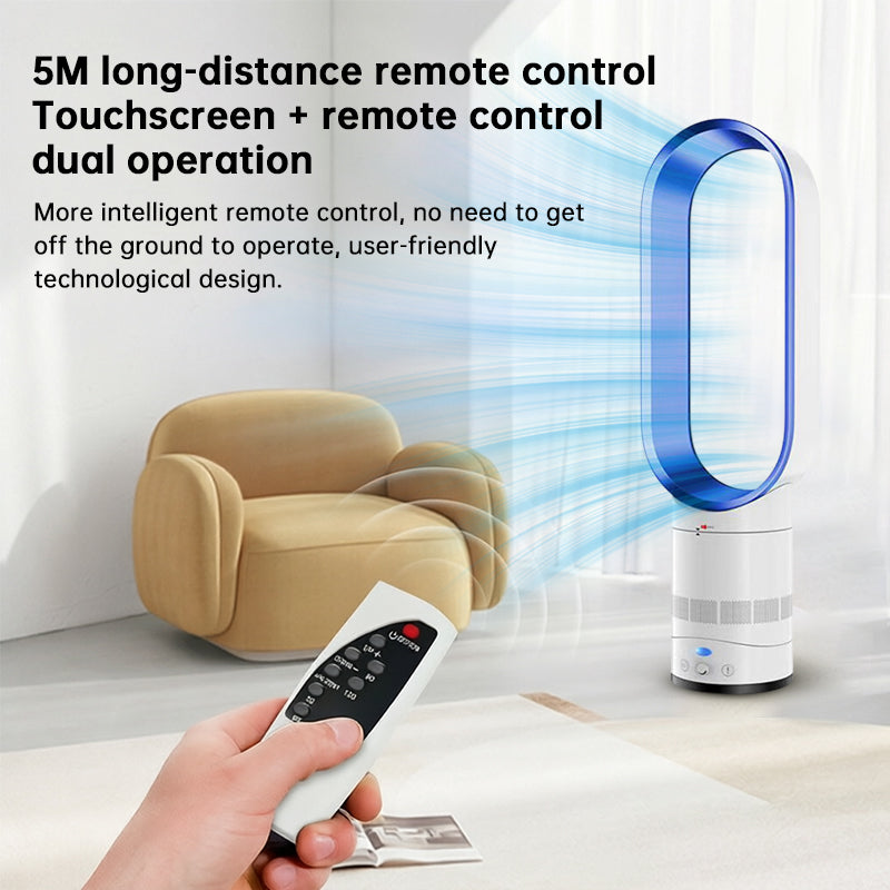 16" Bladeless Tower Fan with Remote | Quiet Floor Fan for Home eprolo