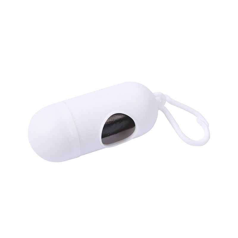 Pet Waste Bag Capsule Dog Waste Box Pill Portable Thickened Poop Bag