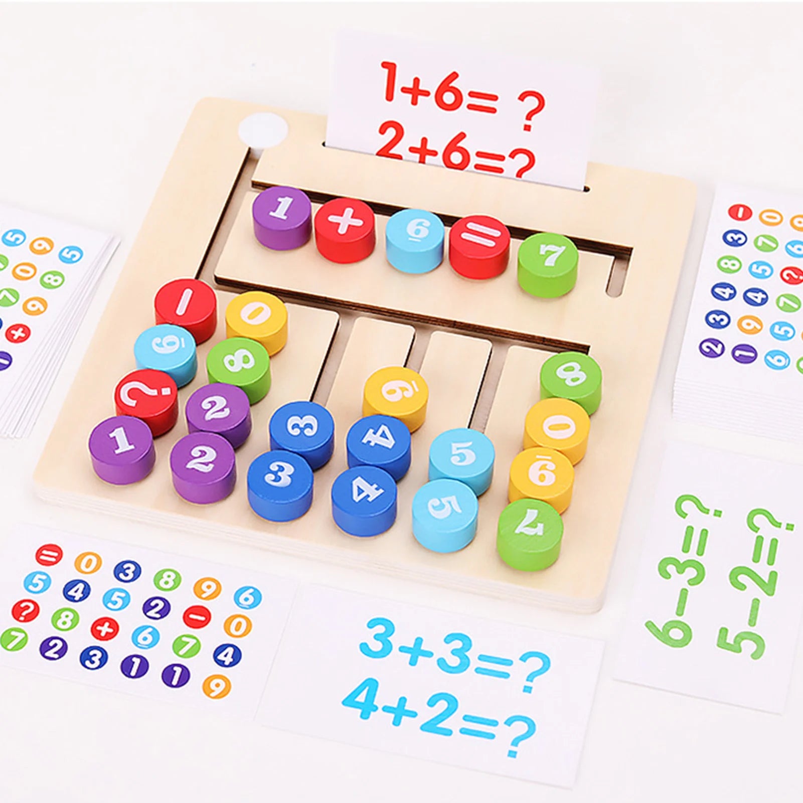 Children's digital maze walking blocks logical thinking puzzle toys early education intelligence development teaching aids