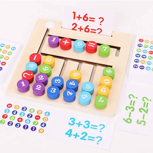 Children's digital maze walking blocks logical thinking puzzle toys early education intelligence development teaching aids