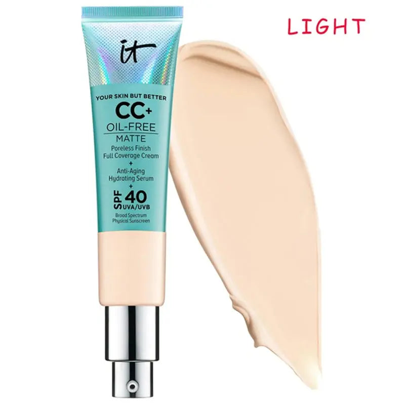 Face Concealer It Cosmetics Matte Oil-Control Cream Makeup Base Full Cover Dark Circle Eyes SPF 40 Brighten Skin CC+ Cream eprolo