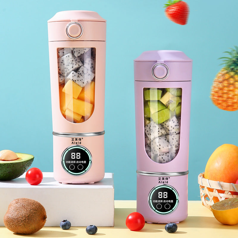 High-end juicer household crushed ice juicer cup USB charging portable juicer outdoor travel cup 12 dollars