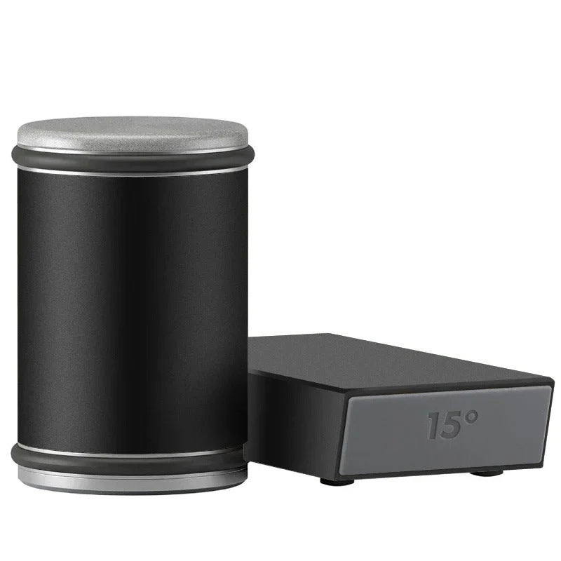 15° & 20° Roll Knife Sharpener Kit, Magnetic Rolling Sharpening Tool with Grinding Stones, Kitchen Chef Accessories