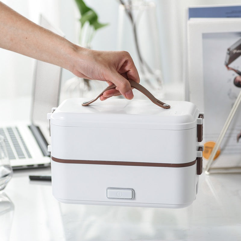 Electric Heated Lunch Box | Portable Stainless Steel Food Warmer eprolo