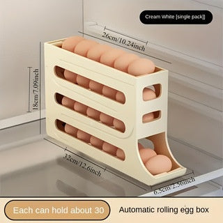 Rolling Egg Storage Box Slide-Type Automatic Egg Roller Freshness Preservation