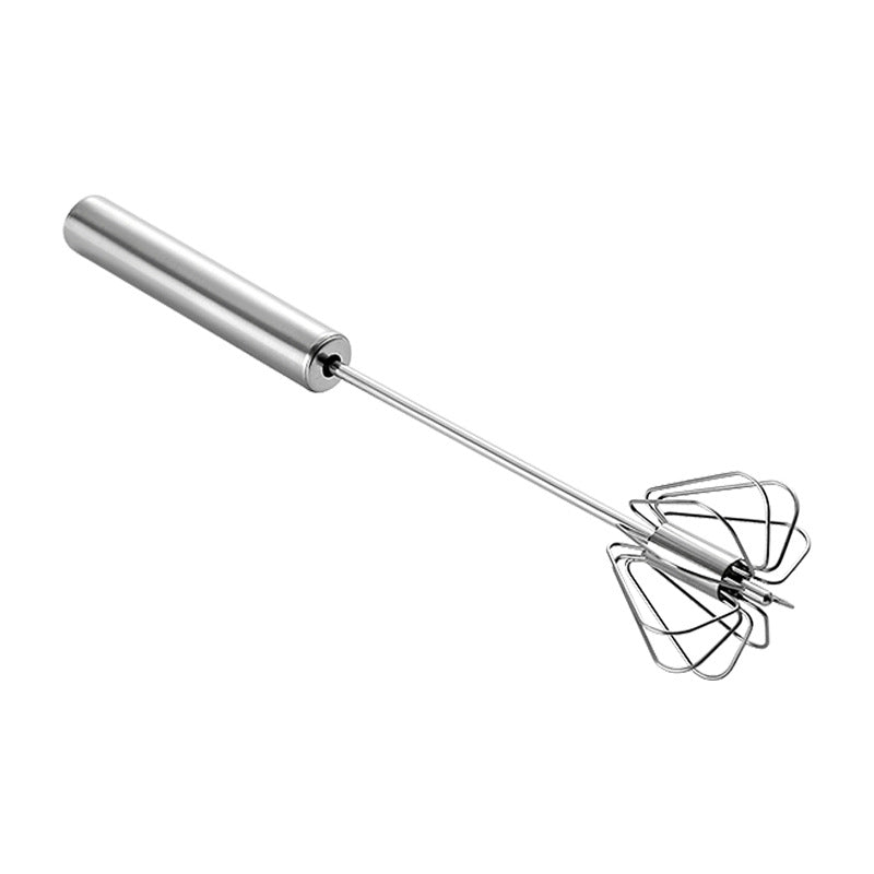 Manual Rotary Egg Beater | Stainless Steel Hand Press Whisk Royal Beauty Queen