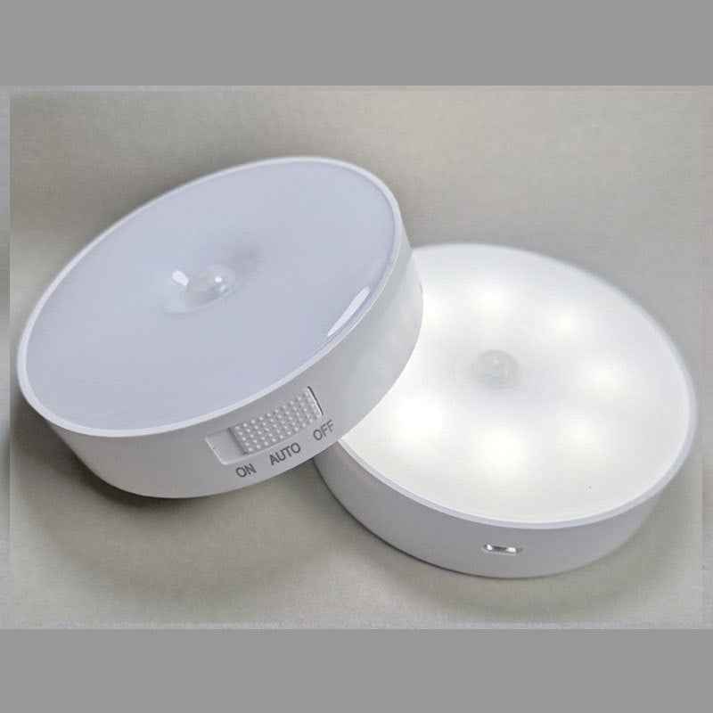 Smart LED Motion Sensor Night Light with Wireless Charging & Magnetic Base