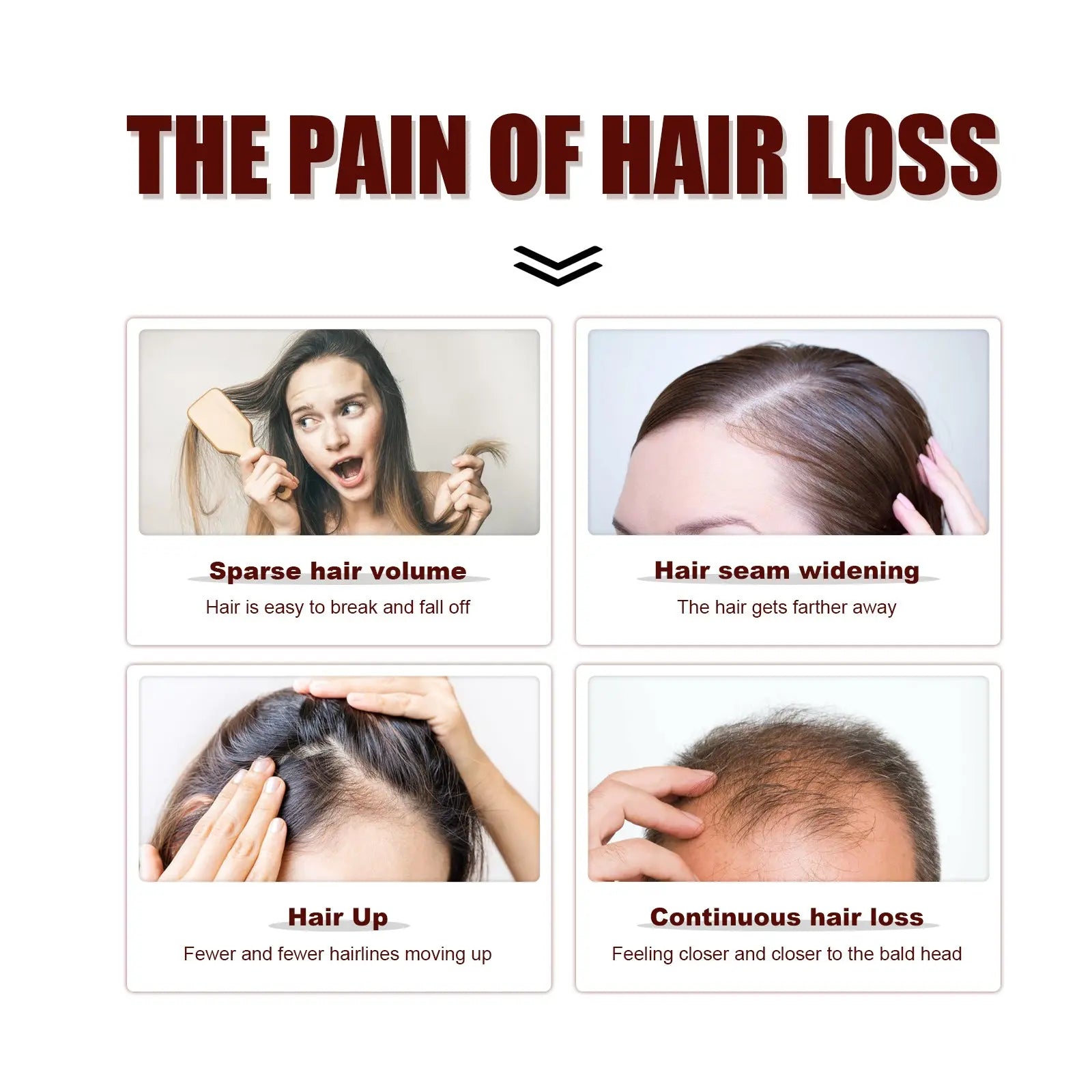 Hair Conditioner, Cleanse Scalp Moisturize Thick Hair And Smooth Hair Shampoo eprolo