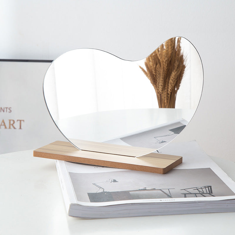 Irregular Acrylic Mirror | Desk Makeup & Photo Prop Mirror Royal Beauty Queen