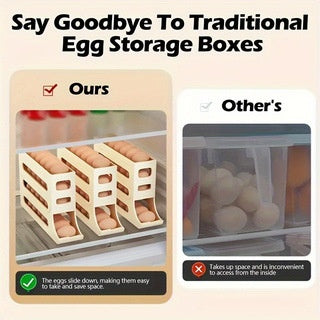 Rolling Egg Storage Box Slide-Type Automatic Egg Roller Freshness Preservation