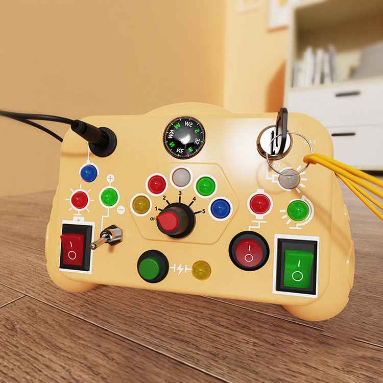 Montessori early childhood education toy Huarongdao LCD display puzzle game machine thinking