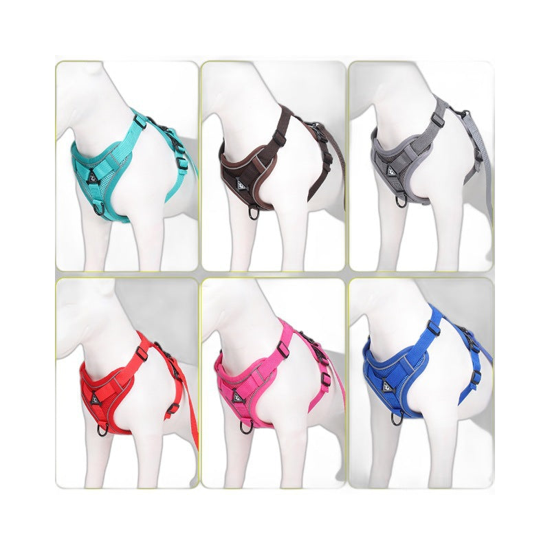 Pet Leash Reflective Breathable Cat Harness Vest Style Small Cat Breathable Reflective