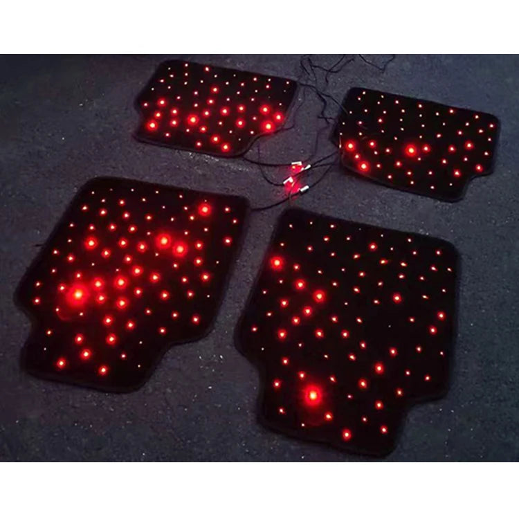 Fiber Optic Star Shaped Complete Set of Car Carpet Floor Decoration, LED Car Carpet for Car Decoration by eprolo