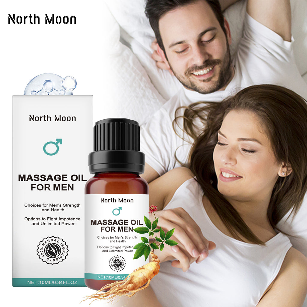 Massage Oil For Men, Men's Body Moisturizing And Toning Body Massage Oil