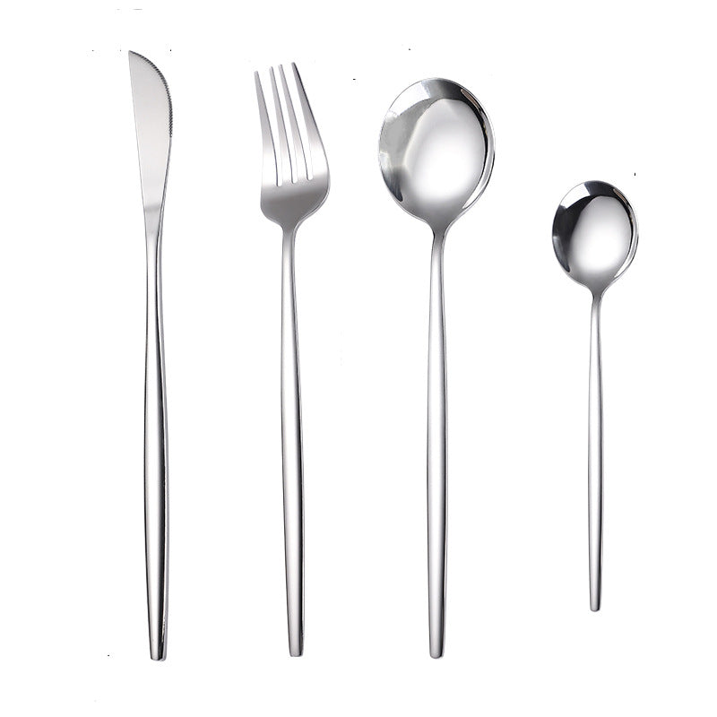 Gold Stainless Steel Cutlery Set | 4-Piece Portuguese Design Royal Beauty Queen