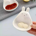 Dish Cute Small Plate for Home Use, Elegant Snack Dish, Korean BBQ Dipping Tray, Vinegar Dish, Mini Dipping Plate
