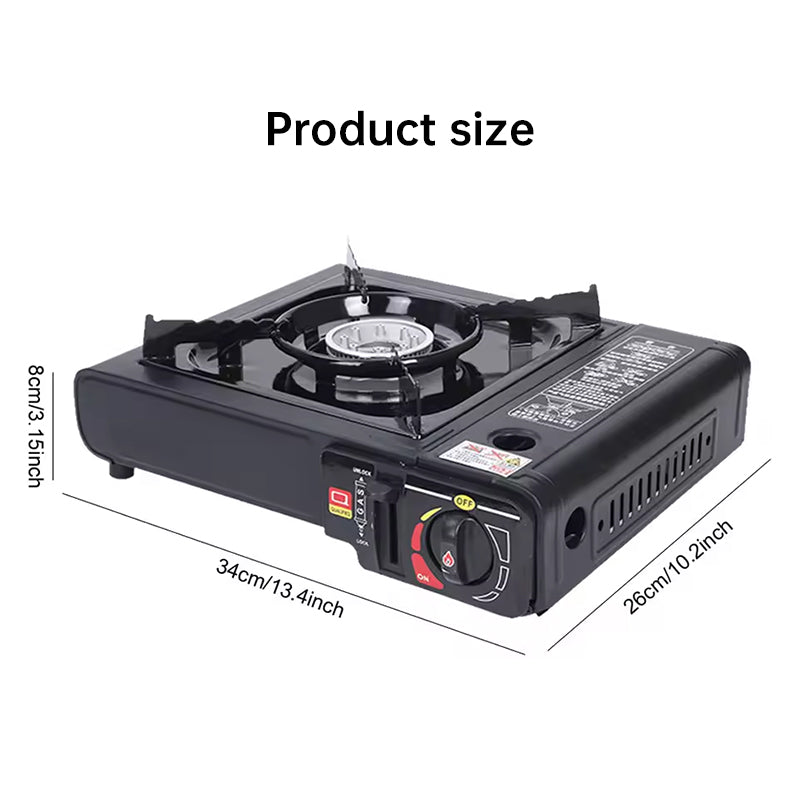 Single - burner Butane Camping Stove, windproof, adjustable, portable by eprolo