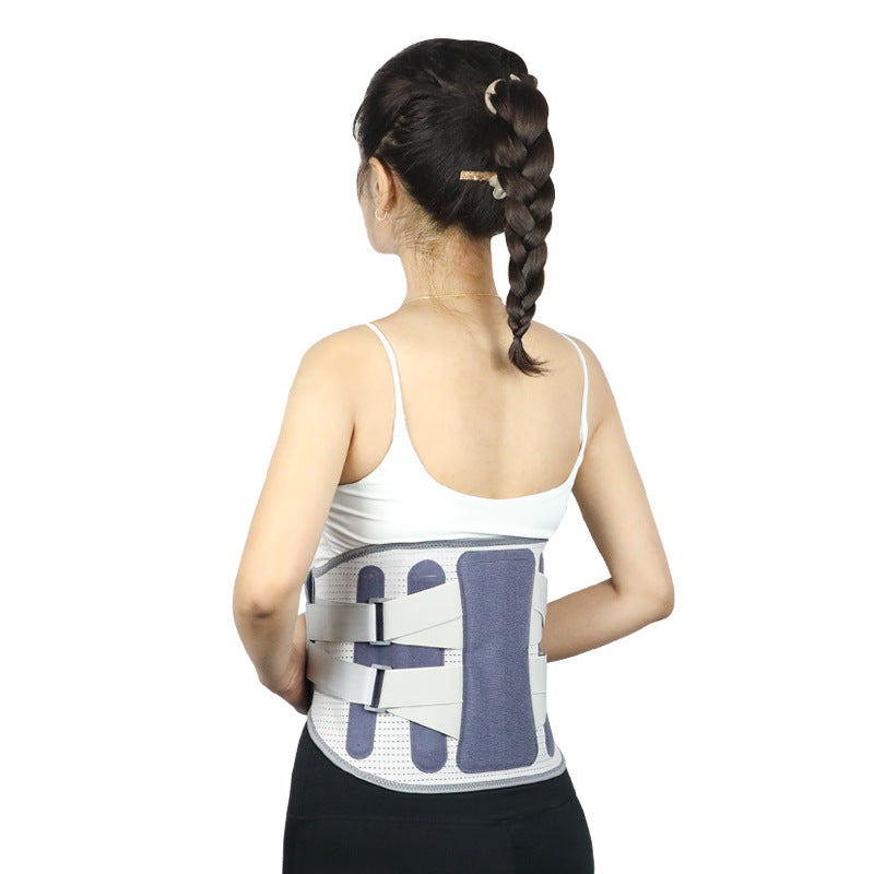 Widening waist belt and detachable steel plate lumbar support eprolo