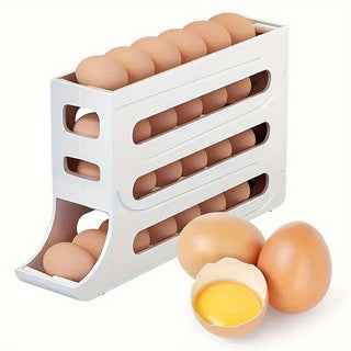 Rolling Egg Storage Box Slide-Type Automatic Egg Roller Freshness Preservation by eprolo