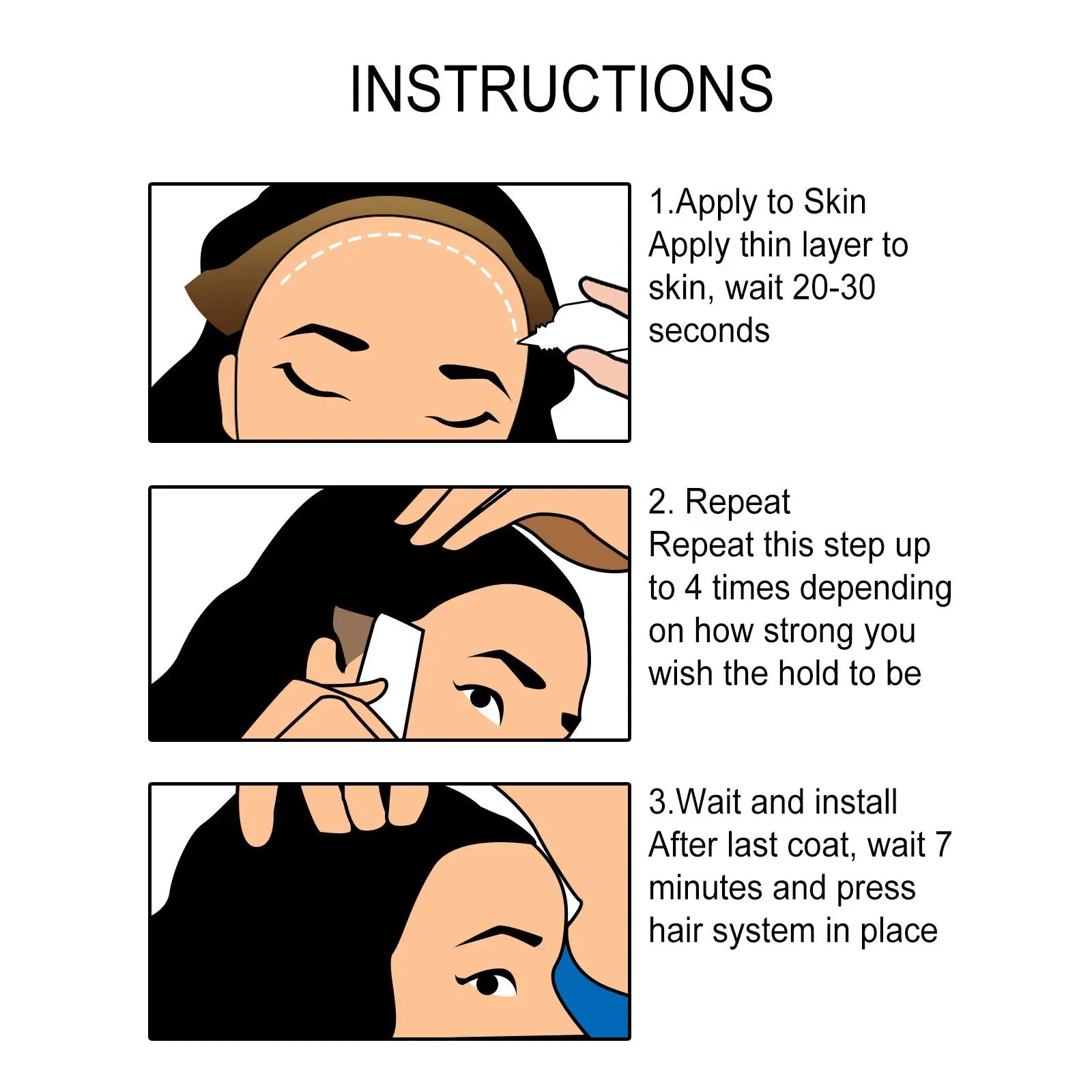 Jaysuing Traceless Invisible Wig Glue eprolo
