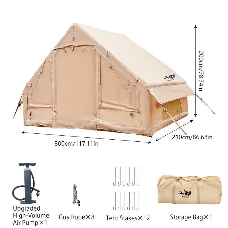 Large Inflatable Glamping Tent with Skylight, Breathable Mesh Air Tent for Summer Camping & Backpacking by eprolo