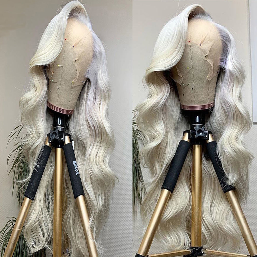 Lace Front Wig Long Wavy Cosplay Wigs Heat Resistant Fiber Glueless Daily Wigs For Women